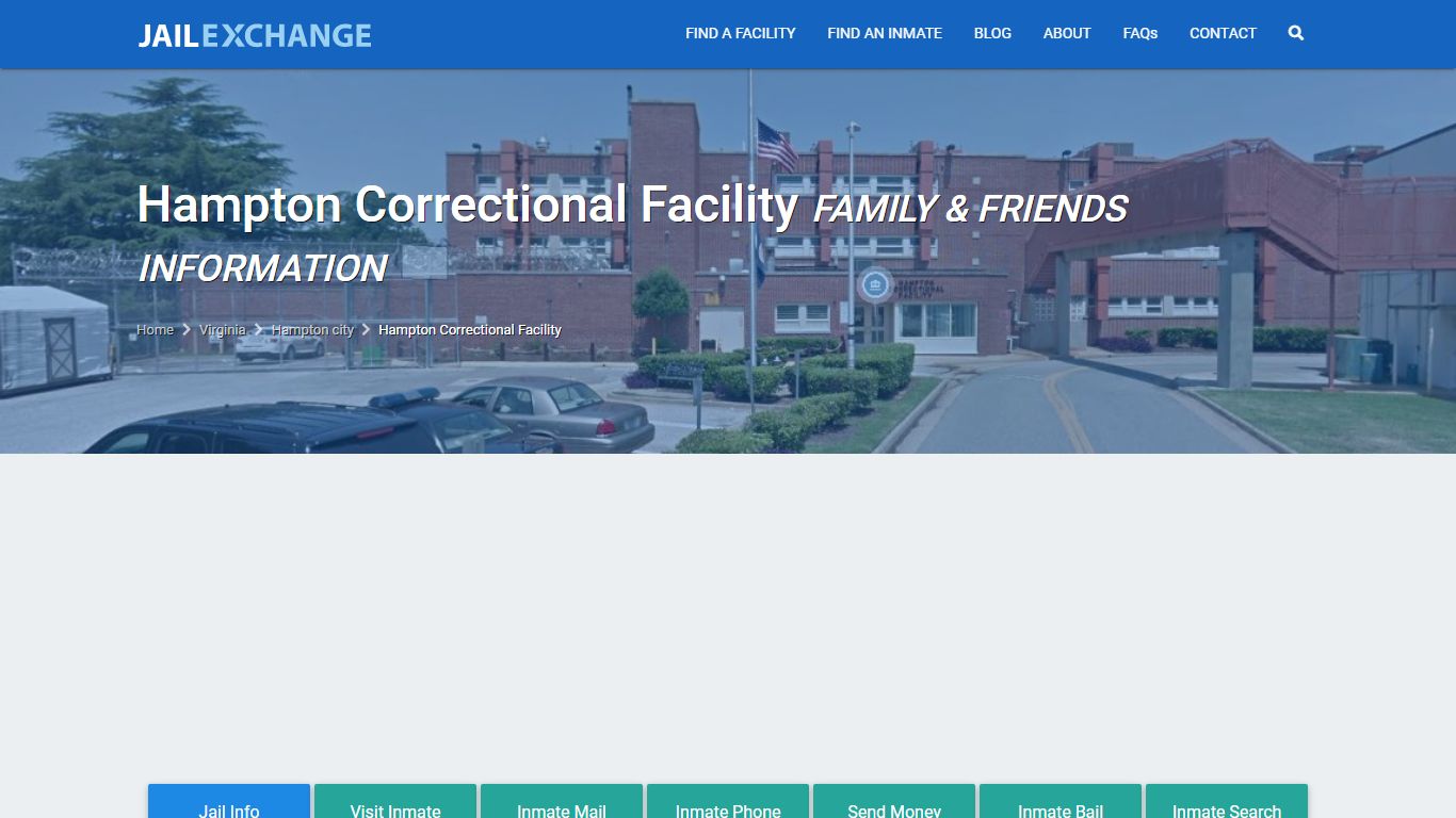 Hampton City Jail Visitation | Mail | Phone | Hampton, VA