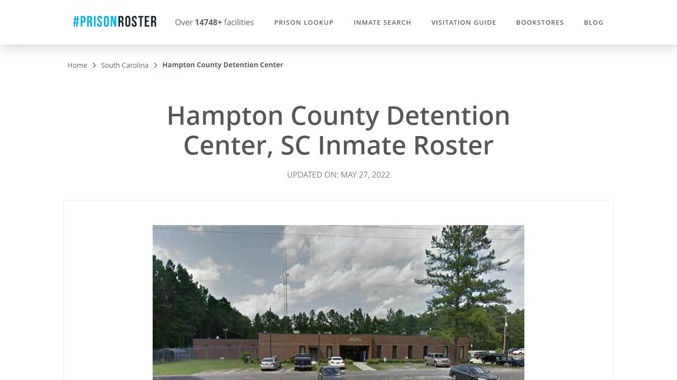 Hampton County Detention Center, SC Inmate Roster